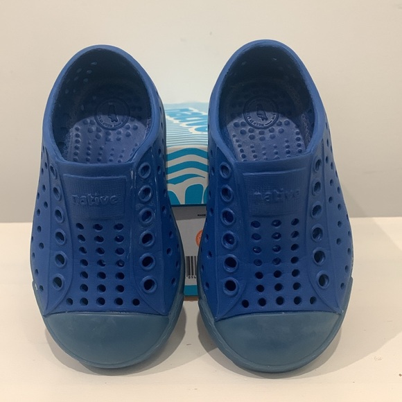 Native Jefferson shoes victoria blue/transparent size C5. - Picture 2 of 4